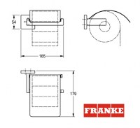 PORTARROLLOS CON TAPA CUBUS FRANKE